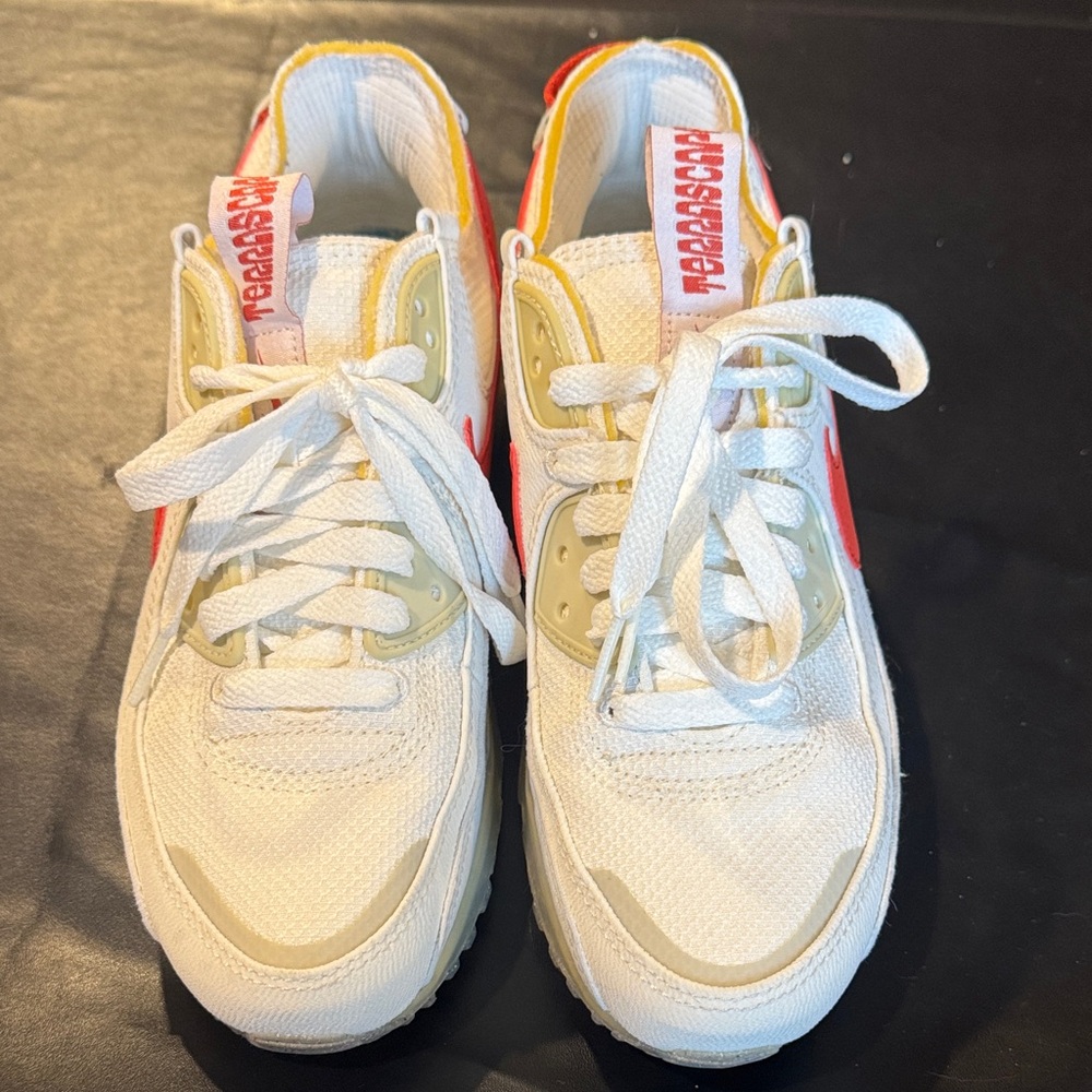 Nike Women’s Sneakers White with Red Accents